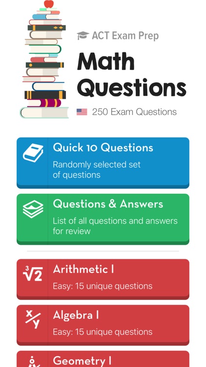 ACT Math: Practice Questions