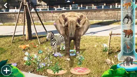 AR Land Zoo - Build & Feed