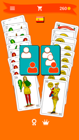 Sevens: card game screenshot