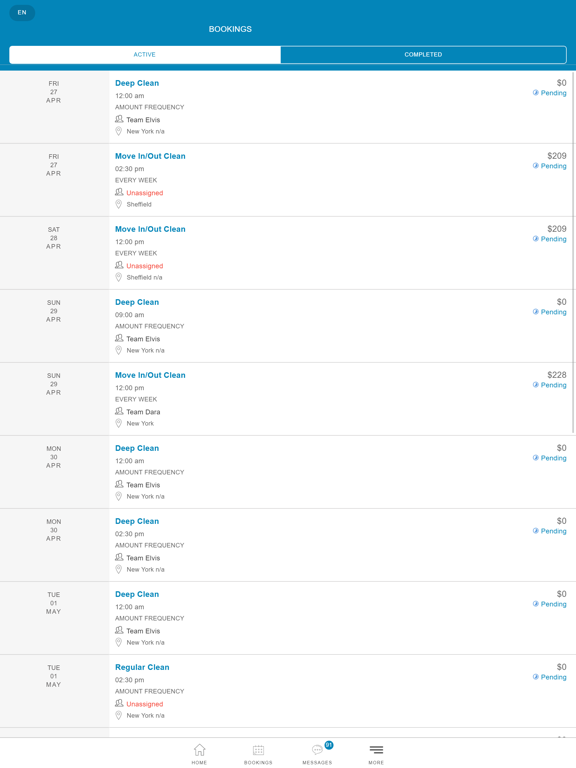 MaidThis iPad screenshot 2 - Productivity app