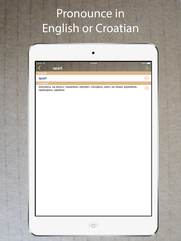 Screenshot #5 pour Croatian English Dictionary +