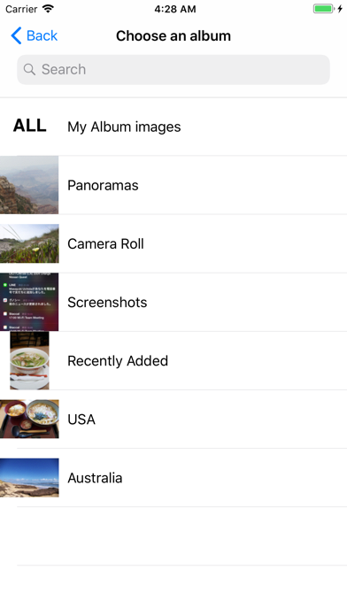 Flash Photos iPhone screenshot 4 - Photo & Video app