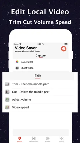 Game screenshot Video Saver - Edit Manager apk