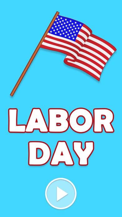 Animated Labor Day Stickers Screenshot 1