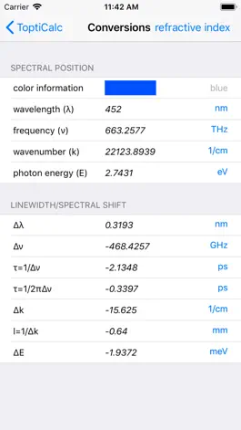 Game screenshot ToptiCalc Optics Calculator apk