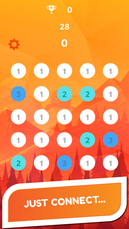 #2. One Line Number - Chain Puzzle (iOS) 由: Aljosa Pavsic