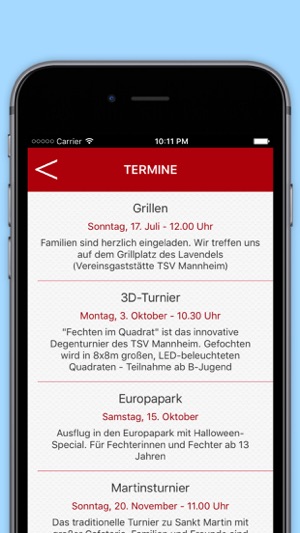 Fechten - TSV Mannheim(圖3)-速報App