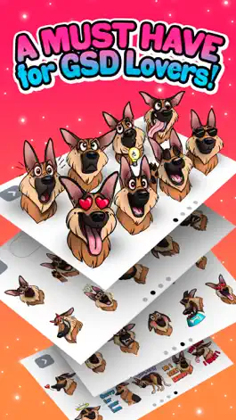 Game screenshot GSDmoji German Shepherd apk