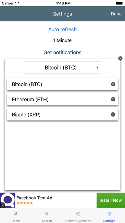 CryptoCurrency Alert Tracker