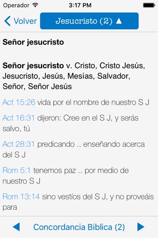 Biblia Reina Valera con Strong screenshot 2