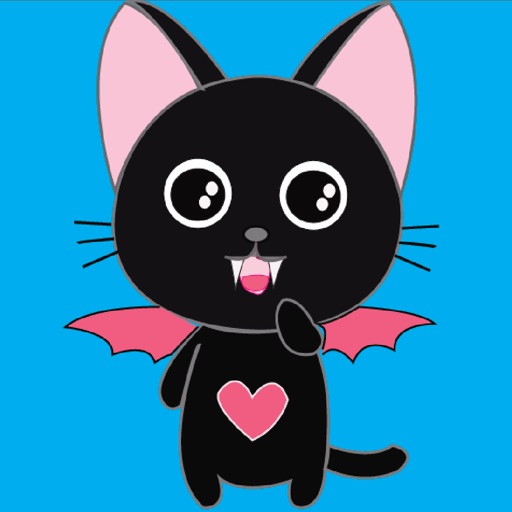 Vampire Kitty Stickers