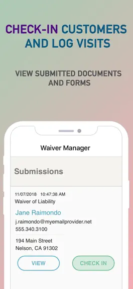 Game screenshot Waiver Manager Paperless Kiosk hack