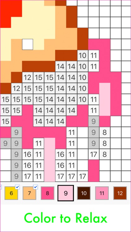 Color by Number - Dessert Art