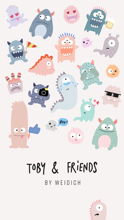 Toby & Friends Stickies