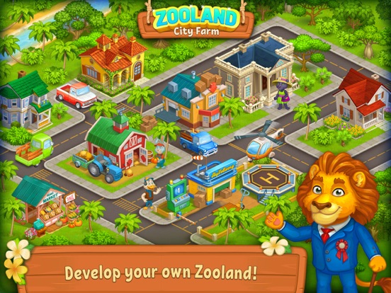 Farm Zoo: Happy Animal Village iPad screenshot 3 - Games app