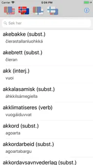 Samisk Ordbok iphone bilder 2