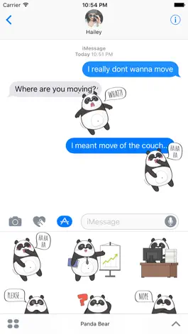 Game screenshot Panda Bear Stickers & Emoji mod apk