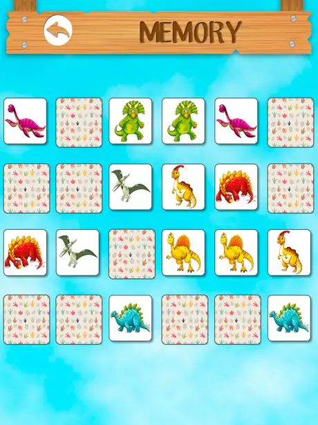 Dino mini-jeux à jouer