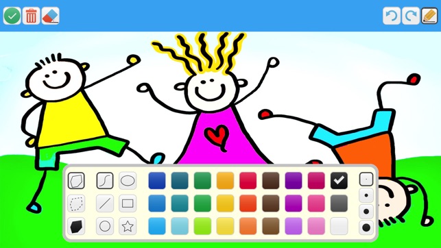 Whiteboard for kids: toddlers draw and color board(圖5)-速報App