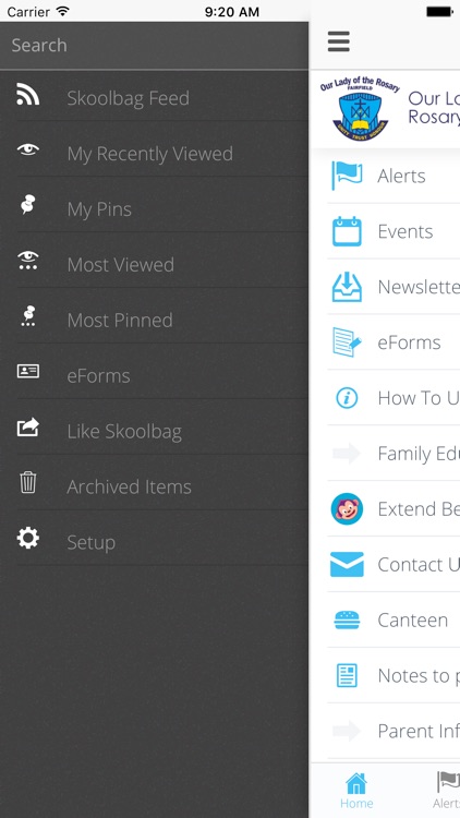 Our Lady of the Rosary Fairfield - Skoolbag