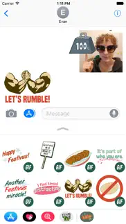 seinfeld festivus stickers iphone screenshot 2