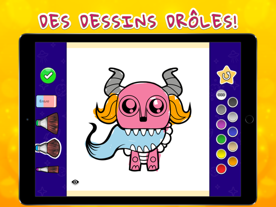 Screenshot #4 pour Livre de coloriage - Monstres