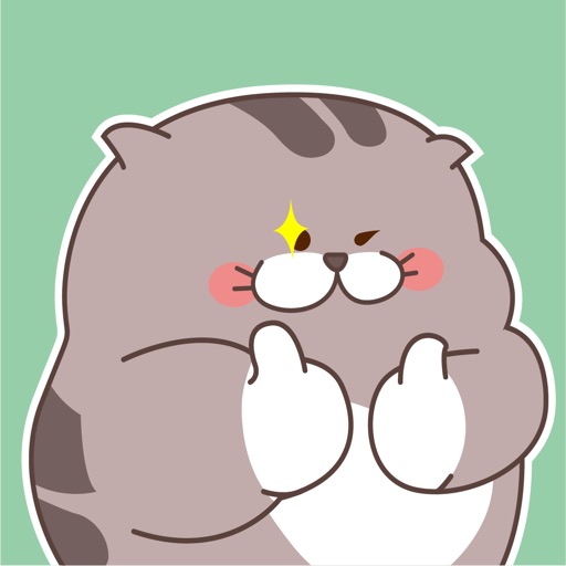 Chubby Cat Animated Stickers