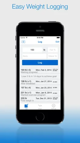 Game screenshot Weight Log Plus mod apk