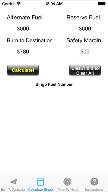Bingo Fuel