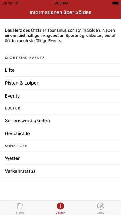 Ändys Ötztal App screenshot 2