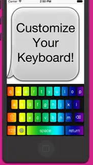 custom color keyboards iphone screenshot 1