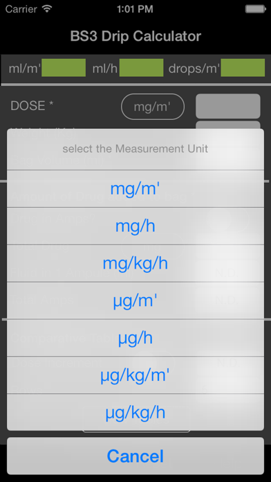 Screenshot #2 pour BS3 Drip Calculator