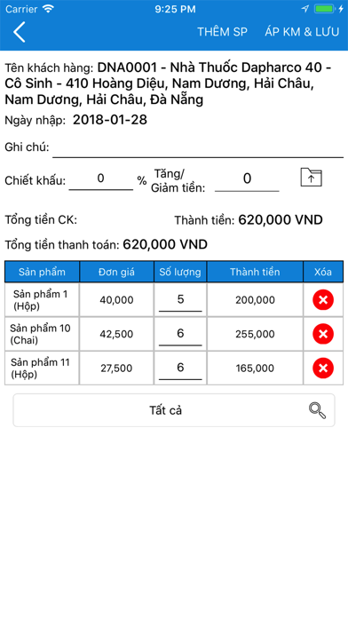 SalesUp NVBH screenshot 2