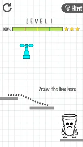 Game screenshot Happy Glass Draw Line apk
