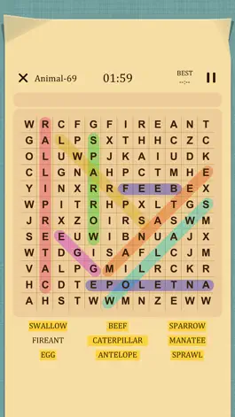 Game screenshot Word Search Zen apk