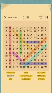 Word Search Zen screenshot #2 for iPhone