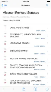 Missouri Law by LawStack screenshot #1 for iPhone