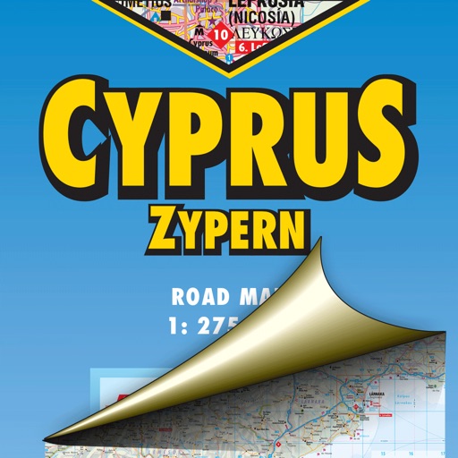 Cyprus.Road map icon