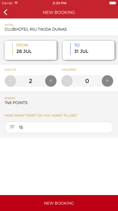Screenshot #3 pour Riu PartnerClub