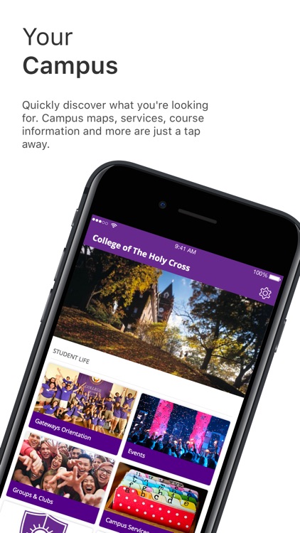 Holy Cross on the Go