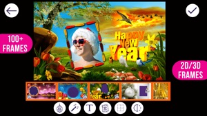 New Year Photo Frames screenshot #2 for iPhone
