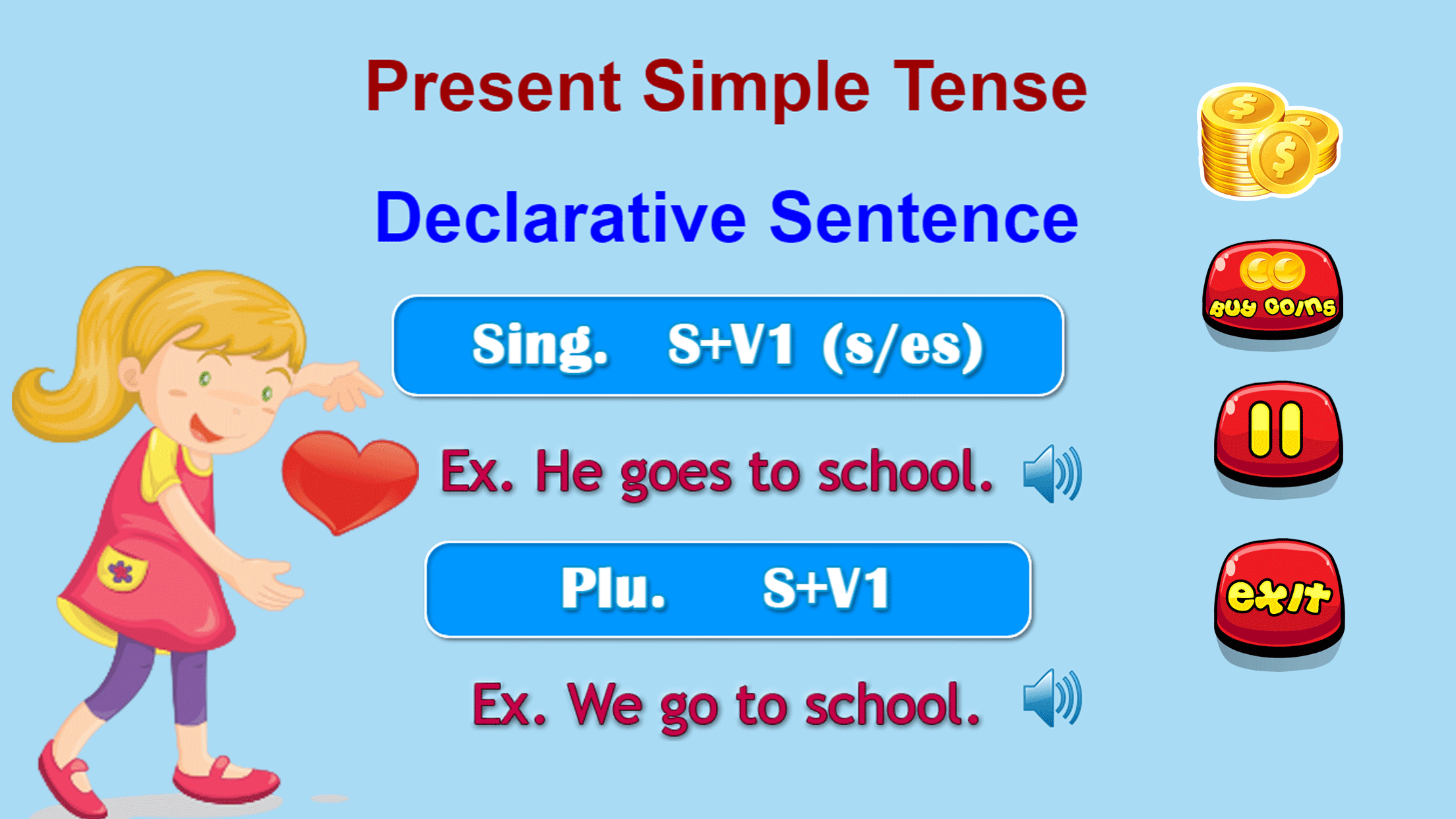 A Grammar Checker with Quizzes