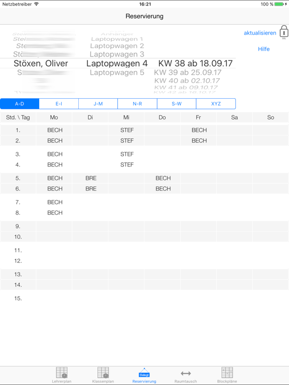 Screenshot #6 pour Virtueller Stundenplan