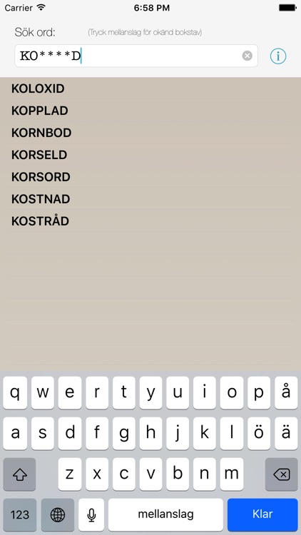 Svenska Ord