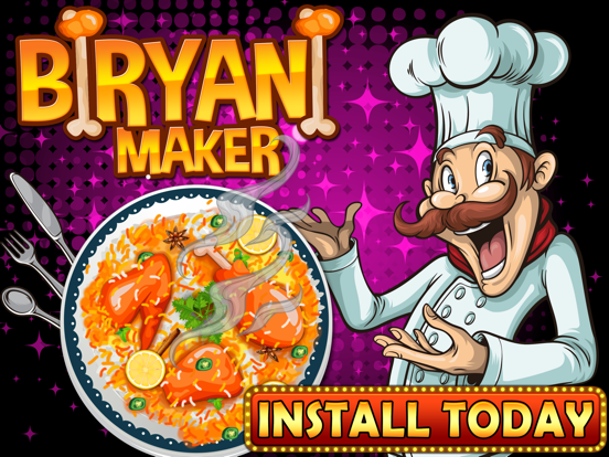 Screenshot #4 pour Biryani Maker:Girls Cooking Game