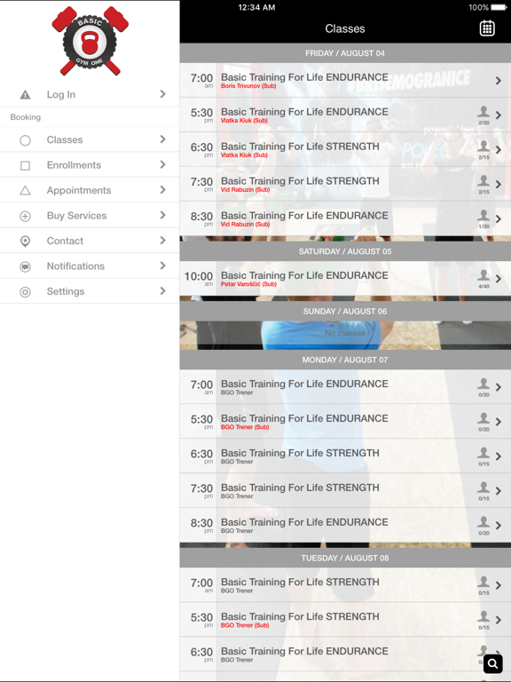 Screenshot #6 pour Basic Gym One