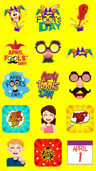 April Fool Prank Stickers App screenshot 3