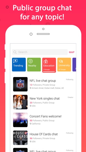 TipIt - Go Live, Chat-rooms(圖5)-速報App