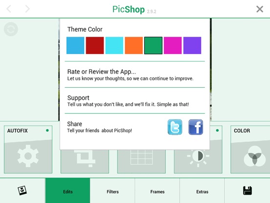 PicShop Lite - Photo Editor iPad app afbeelding 4