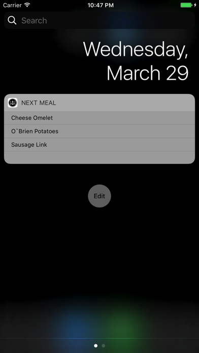 Screenshot #2 pour Next Meal App